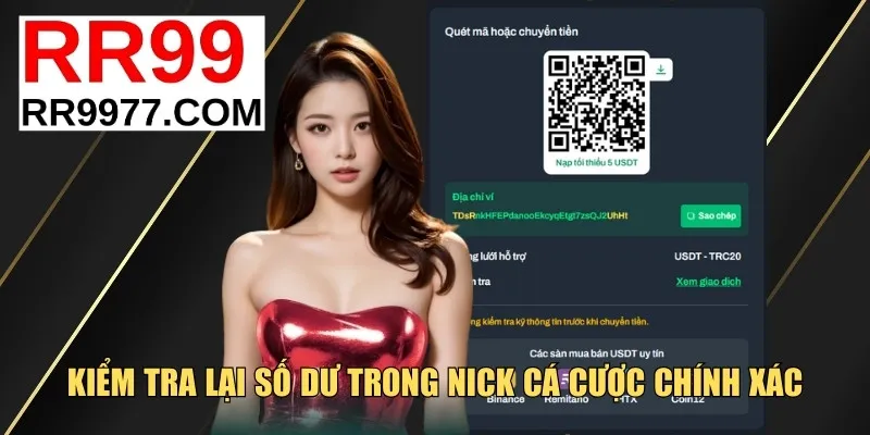 Kiểm tra lại số dư trong nick cá cược chính xác