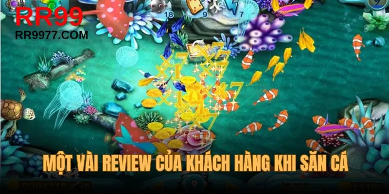 Một vài review của khách hàng sau khi săn cá